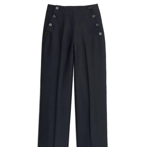 WhoWhatWear Wide-Leg Sailor Pants - Picture 1 of 8